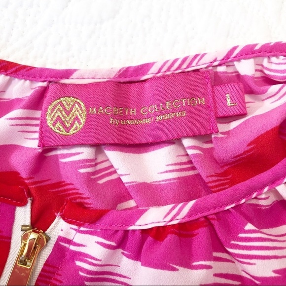 Macbeth Collection Red/Pink/White Tank - Large - Picture 4 of 8